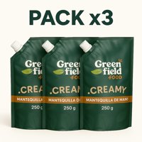 Green Field Food - Mantequilla De Maní Creamy Pack X3 - 750G
