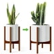 thumbnail image 1 of Soporte para plantas MUDEELA de ancho ajustable para macetas de 20 a 30 cm, bambú, 1 of 6