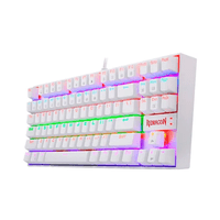 Genérico - Teclado Redragon Kumara K552 Rainbow Switch Red Blanco