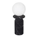 thumbnail image 1 of Lámpara TOV Furniture Globe de mármol ónix negro de 12 cm, 1 of 6