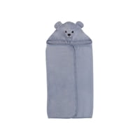 Toalla Capucha De Algodón Bordado Oso - 75 X 100Cm - 300 G/M² - Teka