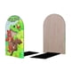thumbnail image 2 of Osito Sujetalibros decorativos temáticos, tope para estantería con base antideslizante, uso dual para hogar y oficina - 2 piezas, 2 of 6