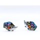 thumbnail image 2 of Aros Puercoespín Colores, Circonitas Plata 925, Regalo Niña Plateado, 2 of 4