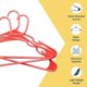 thumbnail image 4 of Perchas de plástico resistentes Lifemaster, paquete de 5, rojas, 4 of 9