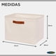 thumbnail image 5 of Pack 4 Cestas Organizadoras Plegables Carry All De Lino M, 5 of 9