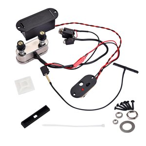 Magideal - Amplificador De Pastilla De Puente De Violín Eléctrico Eq Preamplificador 4/4 Pastilla De Violín Preamplificador Puente Tono Y Volumen Piezas De Violí