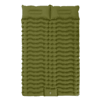 Genérico - Colchoneta Doble Para Acampar, Inflable, Para 2 Personas Verde