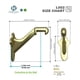 thumbnail image 4 of Soportes Para Pasamanos De Escalera Para Barandal De Madera Paquete De 3, 4 of 9
