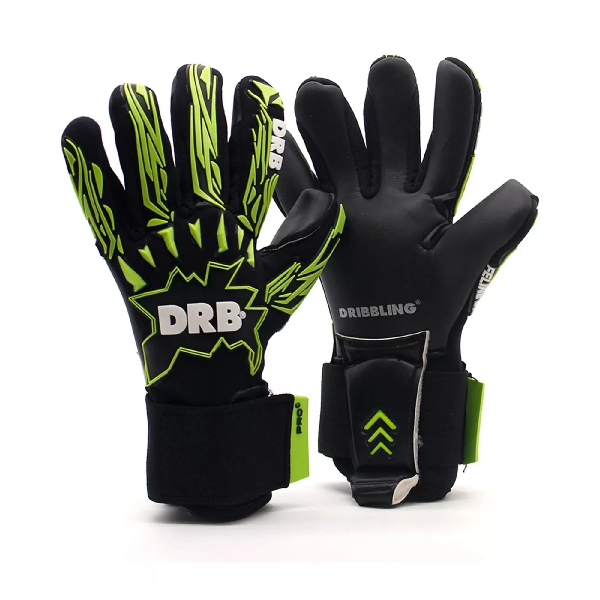 Guantes Arquero Portero Futbol Drb Feline Pro Latex Aleman