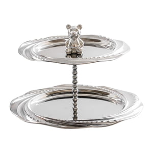 Bothyi - Soporte Para Tarta De Capas Con Figura De Oso Pequeño Para Comedor, Boda, Año Nuevo, 22 Cm X 24 Cm