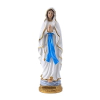 Bothyi - Estatua De La Virgen María Rezando Pintada A Mano Católica Para Decoración De Porche