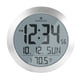 thumbnail image 1 of Reloj De Pared De Acero Inoxidable Digital Redondo De 20 Cm, 1 of 7