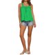 thumbnail image 2 of INSPIRE CHIC Top de Tirantes para Mujer de Regreso a Clases con Panel de Encaje y Cuello Cuadrado, Top Cami Suelto Verde XL, 2 of 6