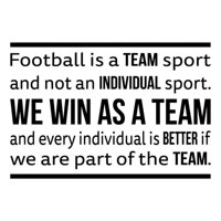 Rienda Libre Graphics - Decomural Football Team Win Sports Ws-43027