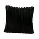 thumbnail image 1 of Funda De Almohada De Felpa De Piel Sintética Para Sala De Estar, Silla, Dormitorio, Color Negro, 1 of 3