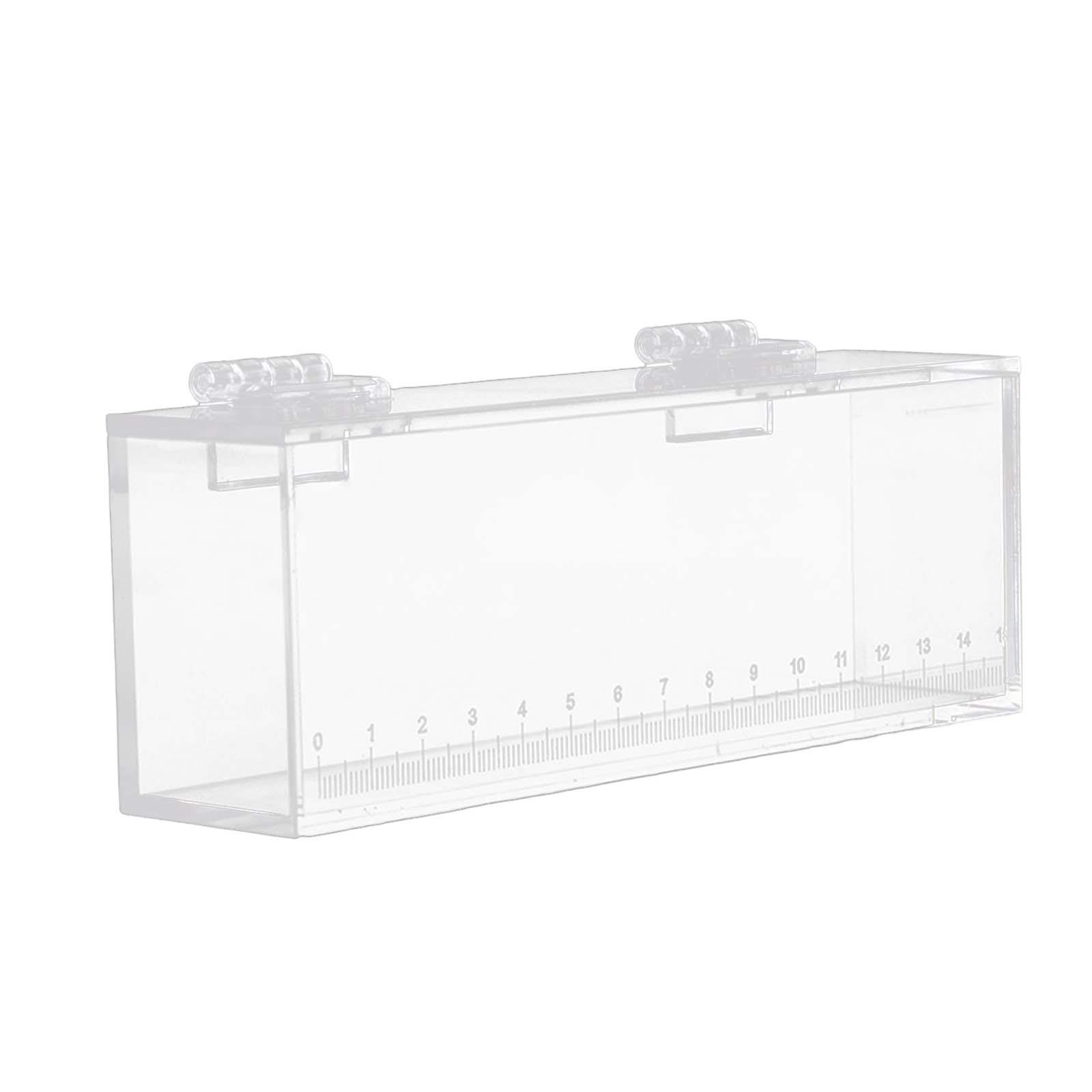 Magideal - Caja De Observación De Peces, Tanque De Fotos De Pesca, Incubadora De Acrílico, Estuche Portátil Pequeño Transparente, Mini Cajas Para Incubar Acuario L