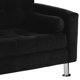 thumbnail image 3 of Sofa Retro 3 Cuerpos Felpa 12 Negro, 3 of 5