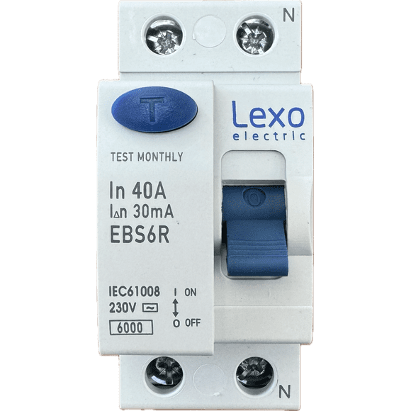Interruptor Automático Diferencial 2p 40a (2x40a) 30mA - Lexo