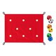 thumbnail image 3 of Juego De Construcción De Equipos Con Lona Perforada Para Trabajo En Equipo, 6 Pelotas De PU, Fiesta Cooperativa, Color Rojo, 3 of 5