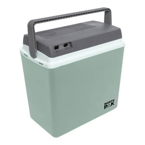 North Pak - Cooler Eléctrico Verde 22L 220V/12V Enchufe Para Auto Y Casa Verde Mediano