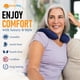 thumbnail image 5 of Almohada cervical SunnyBay para microondas, 1,1 kg, color azul marino, 5 of 6