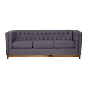 Latam Home - Sofa Roma 3C Lino Gris Oscuro