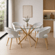 thumbnail image 1 of Comedor elite sienna velvet gris, 1 of 2