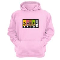 Genérico - Polerón Canguro Perros De La Calle Rosa Talla L Unisex