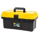 thumbnail image 1 of Caja de herramientas DELI de 14 pulgadas con bandeja extraíble, caja para piezas pequeñas, 1 of 7