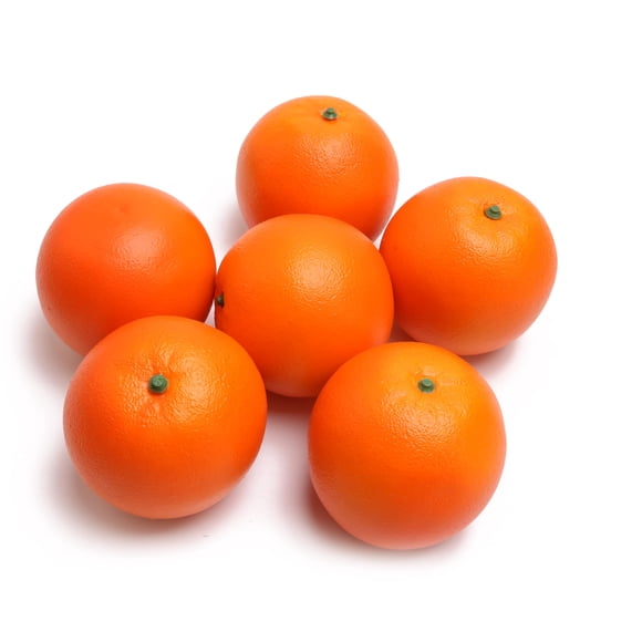 Naranjas artificiales caiyjhao 6 uds 7,5 cm realistas