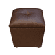 thumbnail image 4 of Pouf Baul Chocolate eco cuero 40*33*45 Rimar, 4 of 5