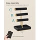 thumbnail image 4 of Soporte para Pulseras SONGMICS Organizador de Joyas Negro Tinta, 4 of 6