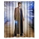 thumbnail image 1 of Cortina de ducha de Doctor Who y Police Box, juego de cortina de baño con ganchos, tamaño 60 x 72 pulgadas, 1 of 3