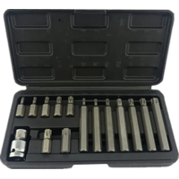 Genérico - Juego De Puntas Estrella Torx 15 Piezas Makawa