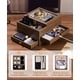 thumbnail image 3 of Organizador Watch Box Home Dresser Valet para hombre con cristal auténtico, 3 of 8