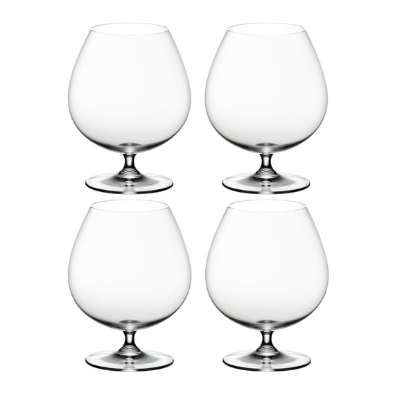Brandy Glass Riedel Vinum Crystal, apto para lavavajillas (juego de 4)
