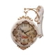 thumbnail image 2 of Reloj De Pared De Doble Cara, Silencioso, Estilo Rústico, Decorativo, Para Villa, Porche, Bar, Color Blanco., 2 of 5