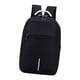 thumbnail image 2 of Mochila Para Computadora Portátil De Viaje Elegante Con Puerto USB Para Mochilero Universitario Al Aire Libre Negro, 2 of 5