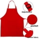 thumbnail image 4 of Set de Delantal y Gorro de Chef para Niños CRJHNS Ajustable de Algodón, 4 of 7