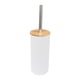 thumbnail image 5 of Accesorio de baño Cepillo limpiador de inodoros, Tamaño pequeño, Limpiadores de inodoros duraderos, Antigoteo Suministros de baño resistentes Juego de Blanco, 5 of 5