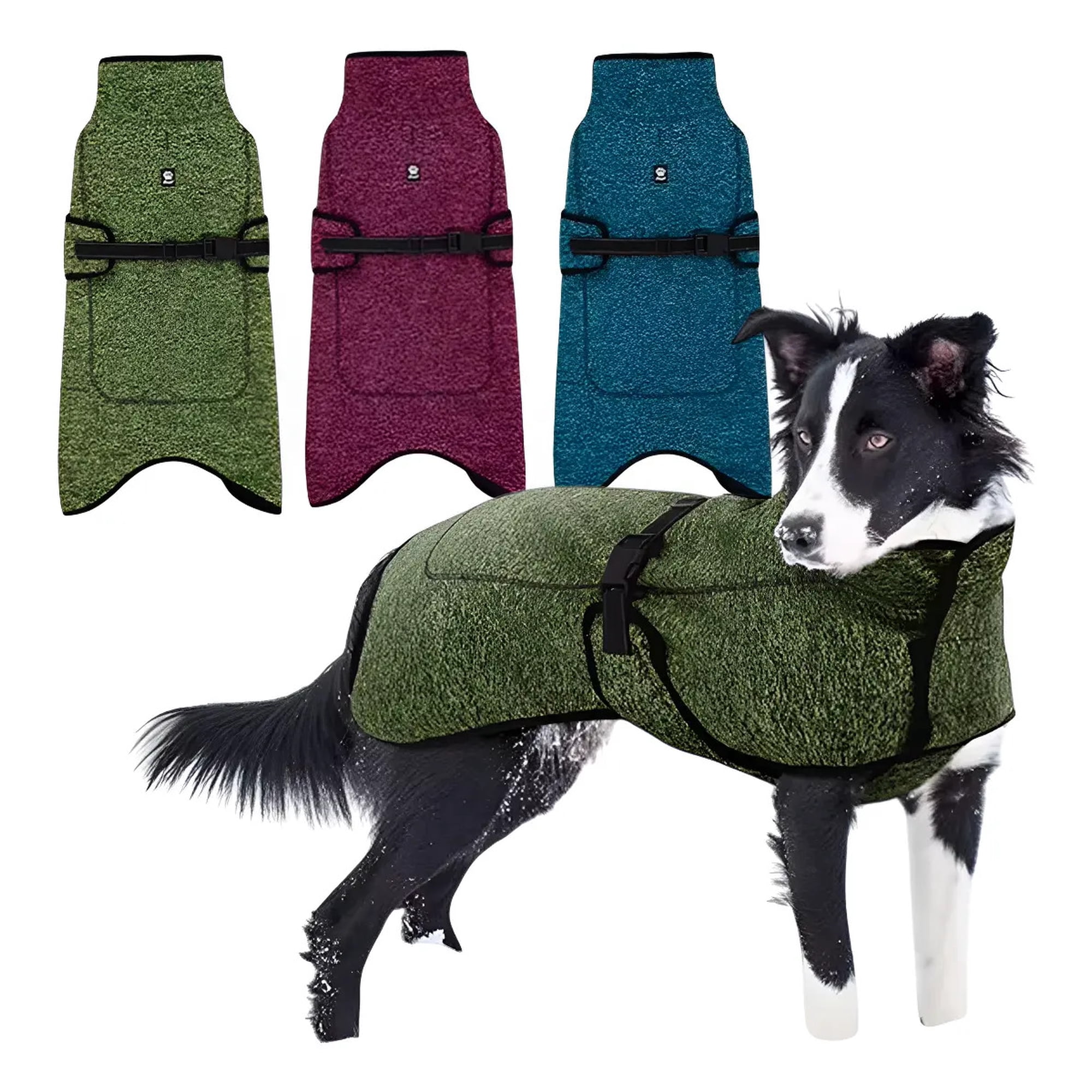 Parka Para Perros De Polar London Talla M