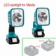 thumbnail image 2 of Lámpara de Trabajo para Auto Adaptador de Batería de Iones de Litio Cargador USB Luz de Trabajo para Exteriores para Mil*wau*kee Batería de 18V, 2 of 6