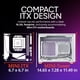 thumbnail image 2 of Chasis para ordenador Cooler Master NR200P V2 blanco Mini-ITX, 2 of 9