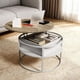 thumbnail image 1 of Mesa Centro Elevable Wash Grey Circle, 1 of 2
