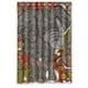 thumbnail image 1 of Cortina de ducha de elefante con ganchos, tamaño 48 x 72 pulgadas, 1 of 3