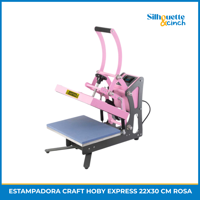 Estampadora Premium Craft Hoby Express 22X30 Cm Rosa
