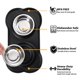thumbnail image 2 of Cuencos Hubulk de acero inoxidable para mascotas y perros con tapete de silicona antiderrames, 2 of 8
