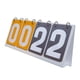 thumbnail image 3 of 4 Dígitos Flip Score Board Juego Grande Para Pelota De Tenis Baloncesto Voleibol Amarillo Gris, 3 of 5