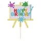 thumbnail image 1 of Tablero para pintar y dibujar Cake Topper YUINYO Happy Birthday, 1 of 8