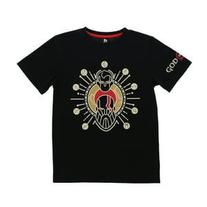 Polera Niño Negra Figura God Of War